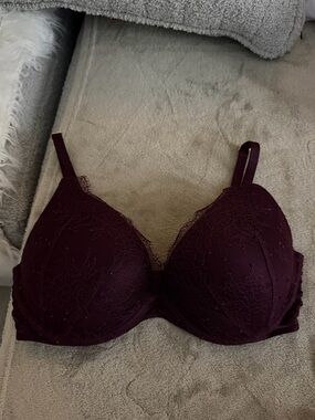 Victoria's Secret Lace Push-Up in Burgundy